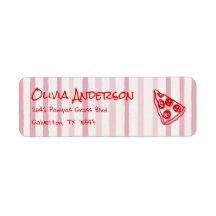 Hand getrokken Pizza Speciale Levering Leuk Baby s