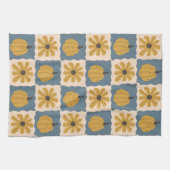 Hand getrokken Pompoen Check Print Keuken Handdoek (Horizontaal)