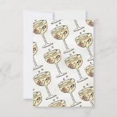 Hand getrokken Presecco & Petals Boeken voor Baby  Kaart (Achterkant)