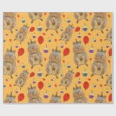 Hand getrokken Quokka Verjaardags Wrapping Cadeaupapier (Vlak)