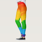 Hand getrokken regenboog Leggings - kleurrijke Art (Links)
