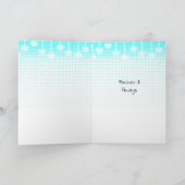 Hand getrokken Retro Art Couple's Love You Kaart (Binnen)