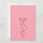 Hand getrokken retro lint krabbel bruiloft kaart (Achterkant)