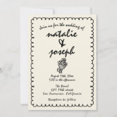 Hand getrokken retro unieke eigenzinnige alles in kaart (Voorkant)