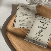 Hand getrokken retro unieke eigenzinnige alles in kaart