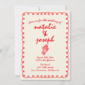 Hand getrokken retro unieke eigenzinnige alles in  kaart (Voorkant)