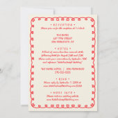 Hand getrokken retro unieke eigenzinnige alles in  kaart (Achterkant)