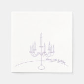 Hand getrokken Rococo Soft Renaissance Coquette Pa Servet (Voorkant)