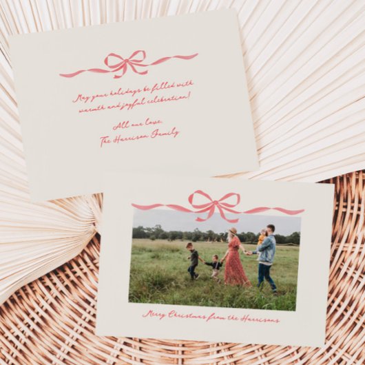 Hand getrokken rode boog grens vakantie Kaart