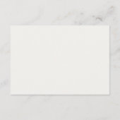 Hand getrokken rode roze pizza Baby luier Raffle Informatiekaartje (Achterkant)