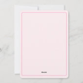 Hand getrokken roze boog kerstboom Vrolijk kerstfe Feestdagenkaart (Achterkant)