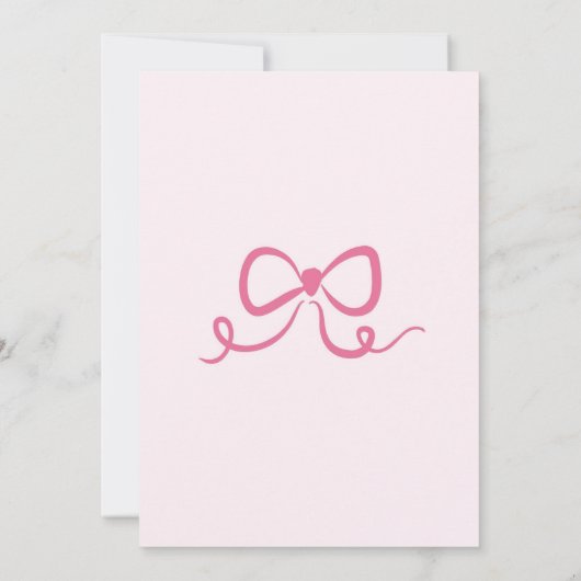 Hand getrokken roze favoriete dingen Exchange Part Kaart (Achterkant)