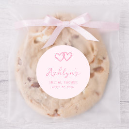 Hand getrokken roze hart Vrijgezellenfeest Sticker