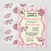 Hand getrokken Roze Medische RN Disco Ball Afstude Kaart (Voorkant / Achterkant)