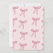 Hand getrokken roze rode aardbei Baby shower Kaart (Achterkant)