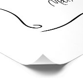 Hand getrokken Roze & Rood Afstuderen Kaarten & Ge Perfect Poster (Hoek)