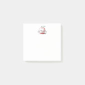 Hand getrokken Schattige plezier Red Apple Teacher Post-it® Notes (Voorkant)