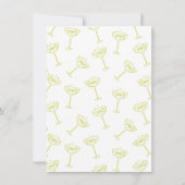 Hand getrokken schets de avond voor repetitie dine kaart (Achterkant)