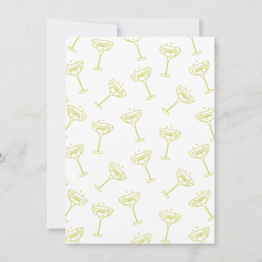 Hand getrokken schets de avond voor repetitie dine kaart (Achterkant)