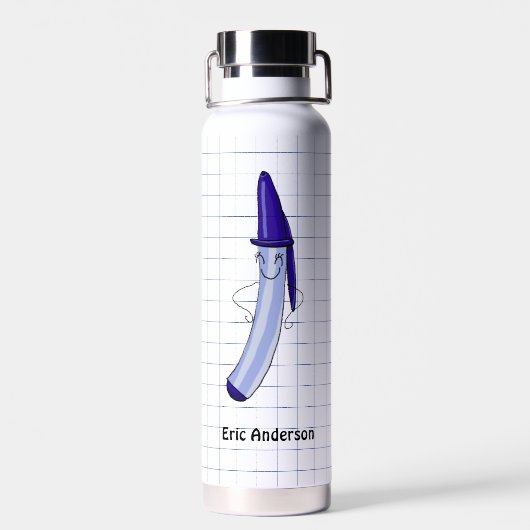 Hand getrokken schoolbenodigdheden Pen Waterfles (Achterkant)
