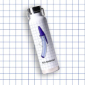 Hand getrokken schoolbenodigdheden Pen Waterfles