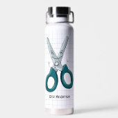 Hand getrokken schoolbenodigdheden schaar waterfles (Achterkant)