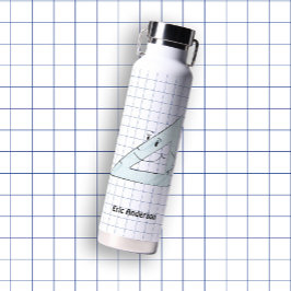 Hand getrokken schoolbenodigdheden Set-Square Waterfles