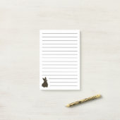 Hand getrokken Scottie Dog Post-it® notes (Op bureau)