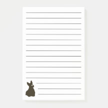 Hand getrokken Scottie Dog Post-it® notes
