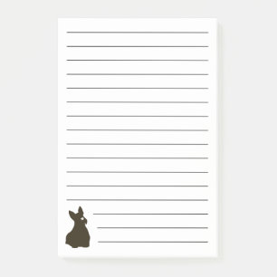 Hand getrokken Scottie Dog Post-it® notes