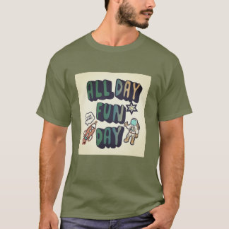 Hand getrokken Spaceman ontwerp voor T Shirt