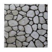 Hand getrokken stenen Moderne badkamer decor Zwart Tegeltje (Voorkant)