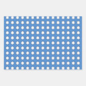 Hand getrokken ster van David Chanoeka Set Inpakpapier Vel (Voorkant)