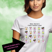  Hand getrokken Student Afbeelding T-shirt