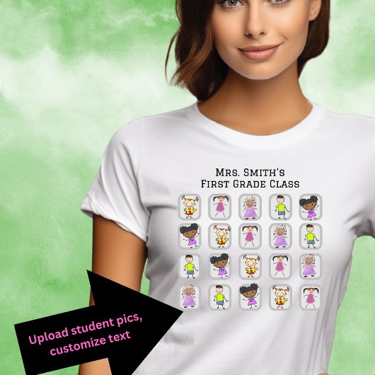  Hand getrokken Student Afbeelding T-shirt