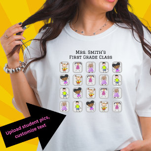 Hand getrokken Student Afbeelding T-shirt
