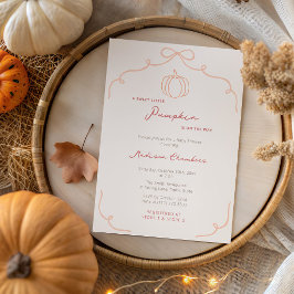 Hand getrokken Sweet Little Pumpkin Herfst Baby sh Kaart