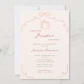 Hand getrokken Sweet Little Pumpkin Herfst Baby sh Kaart (Voorkant)