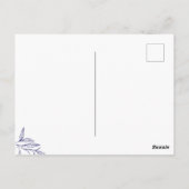 Hand getrokken takken Dank u Briefkaart (Achterkant)