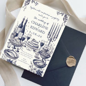 Hand getrokken  Tekening Handschrift Bruiloft Kaart