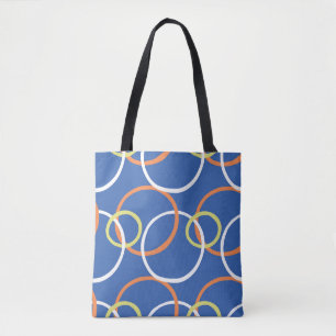 Hand getrokken  textuurpatroon tote bag