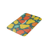 Hand getrokken tropisch fruitpatroon badmat (Gekanteld)