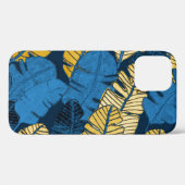 Hand getrokken tropische bladeren: naadloos Case-Mate iPhone case (Achterkant (horizontaal))