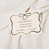  Hand Getrokken Trouwen RSVP Kaart