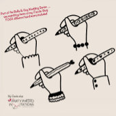 Hand getrokken Trouwtafel nummer Kaart