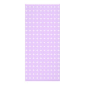 Hand getrokken typografie lavendel bruiloft menuka reclamekaart (Achterkant)