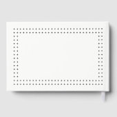 Hand getrokken typografie lilavendel geometrische  gastenboek (Achterkant)