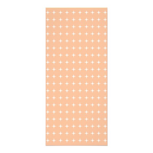 Hand getrokken typografie perzik bruiloft menukaar reclamekaart (Achterkant)