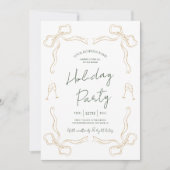 Hand getrokken unieke Green Gold Company Holiday P Kaart (Voorkant)