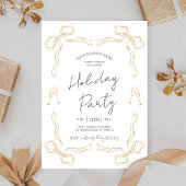 Hand getrokken unieke Green Gold Company Holiday P Kaart